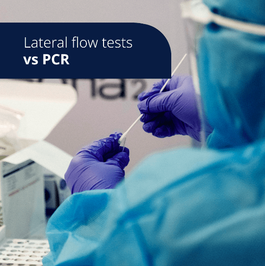 Lateral flow tests vs PCR: Which is better for your business?