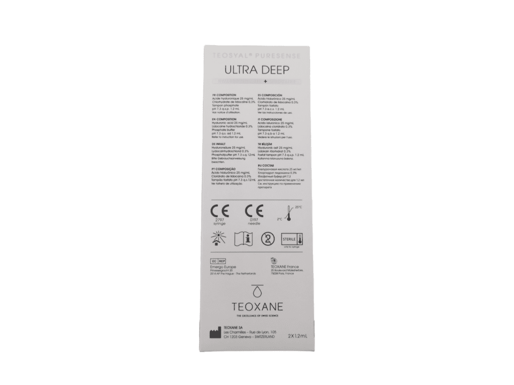 Teosyal Puresense Ultra Deep Lido (2 x 1.2ml) Inj. - Image 4