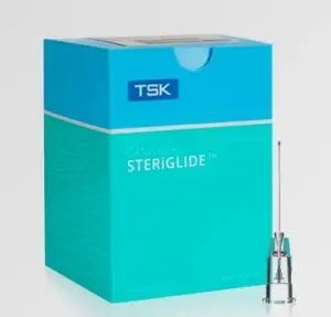 TSK Steriglide Cannulas 25G x 38mm